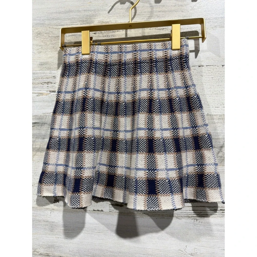 Draper James Old Navy Skirt Bundle Girls 6 Green Plaid Corduroy Preppy EUC